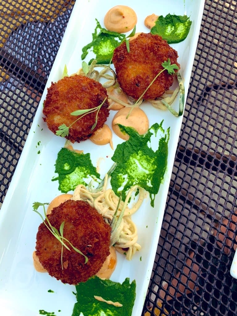 Crab Cakes from Cucina in Salt Lake City. Cucina served some of my favorite food of 2020.
