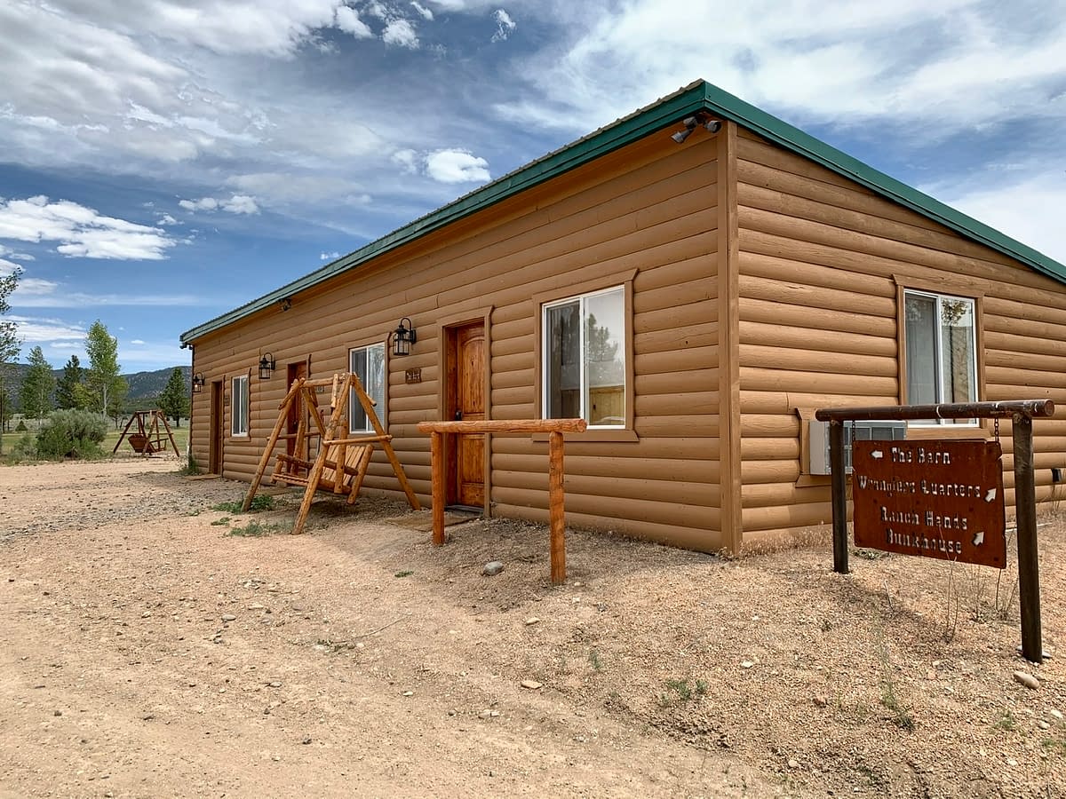 3 rental units comprise this building at the Sevier River Ranch
