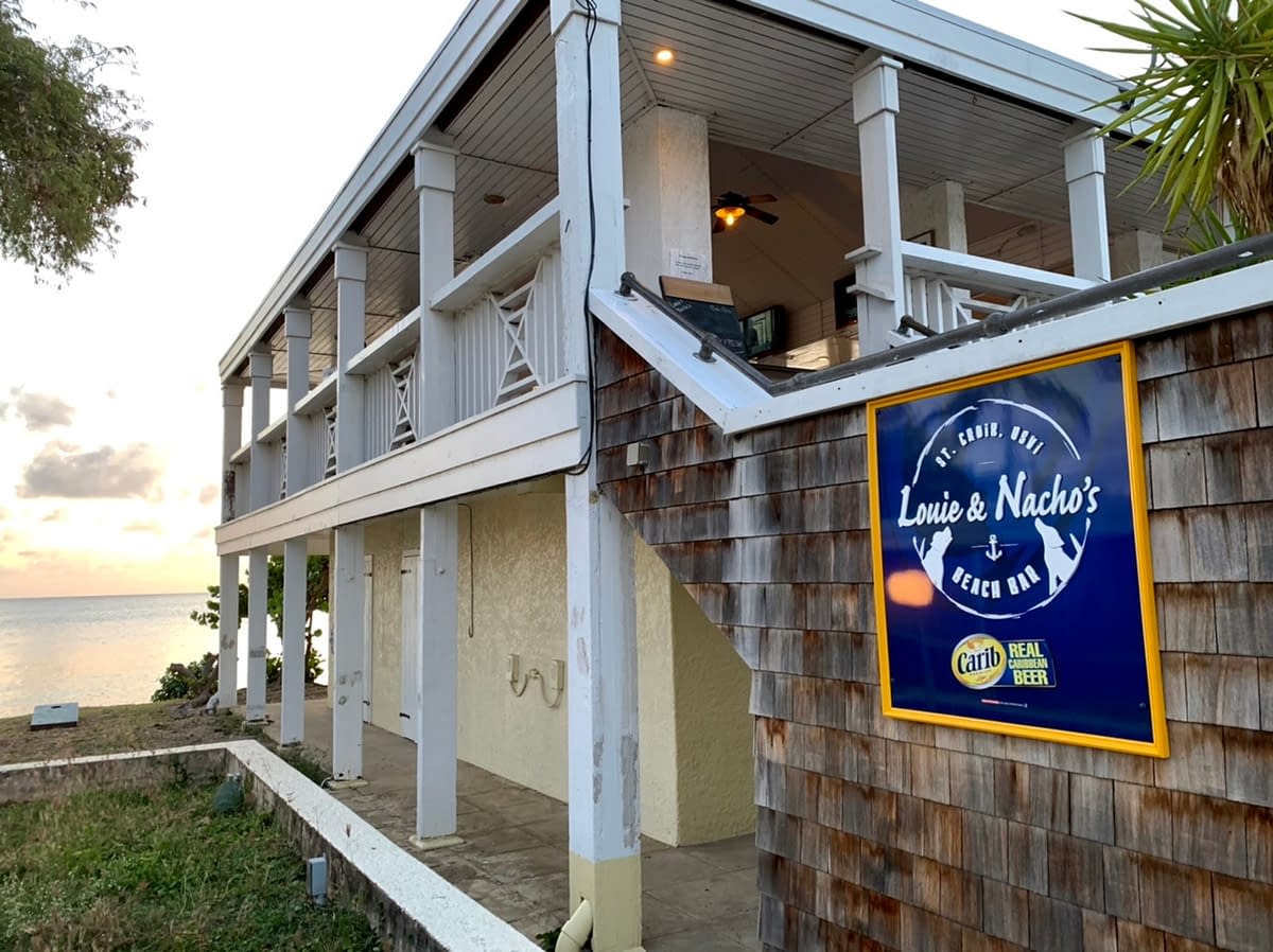 Louie & Nacho's - a beachside eatery in Fredericksted St Croix
