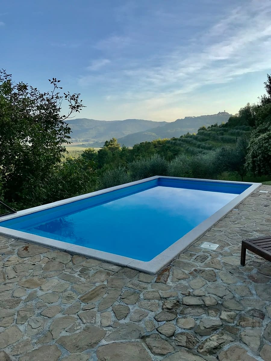 Private Pool at Vacation Rental near Motovun Croatia