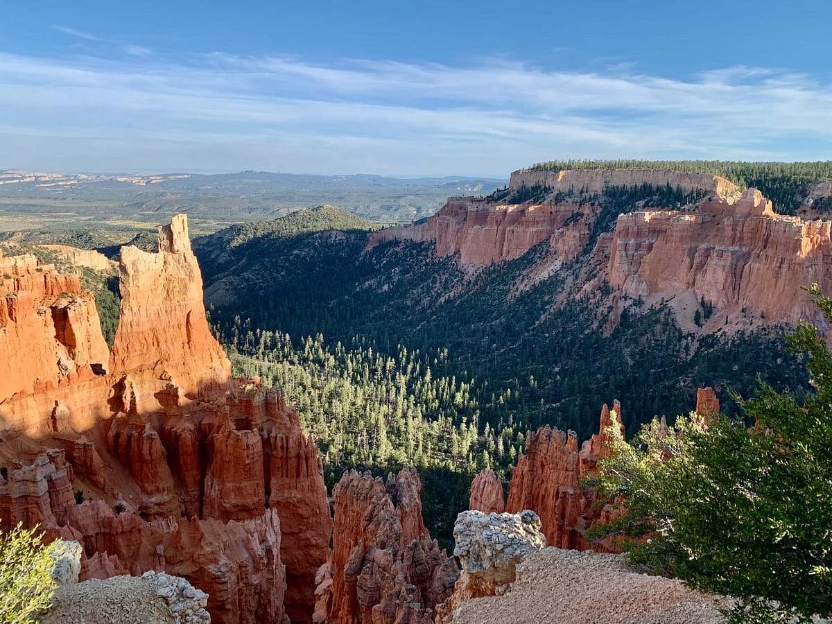 The view from Paria Point at Bryce Canyon