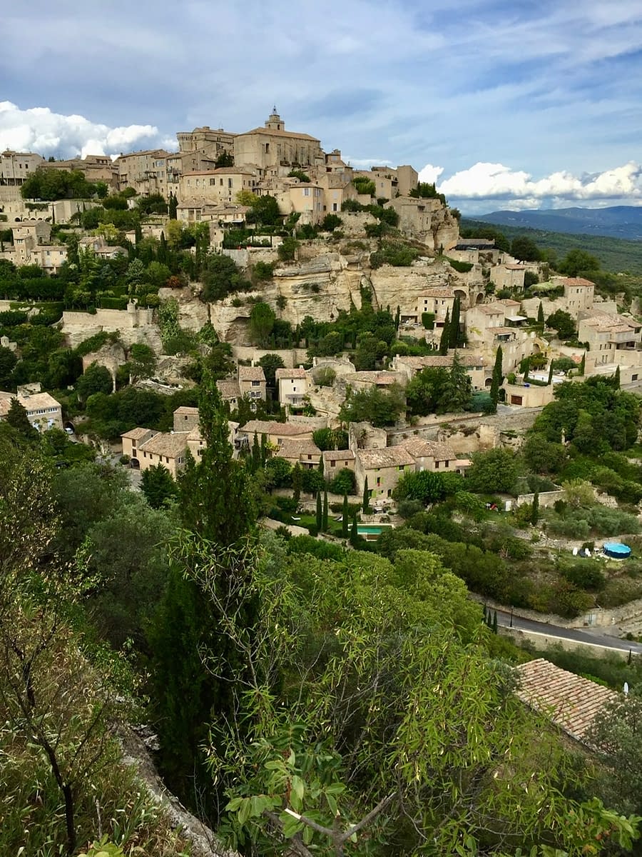 Gourdes France - a hill town in the northern Luberon 