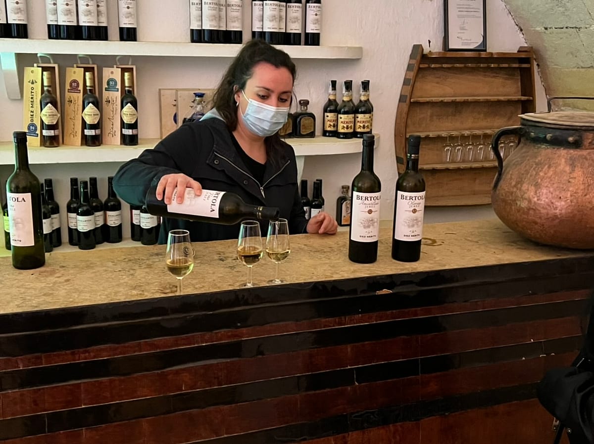 A Sherry tour and tasting in Jerez is one of the great day trips from Seville