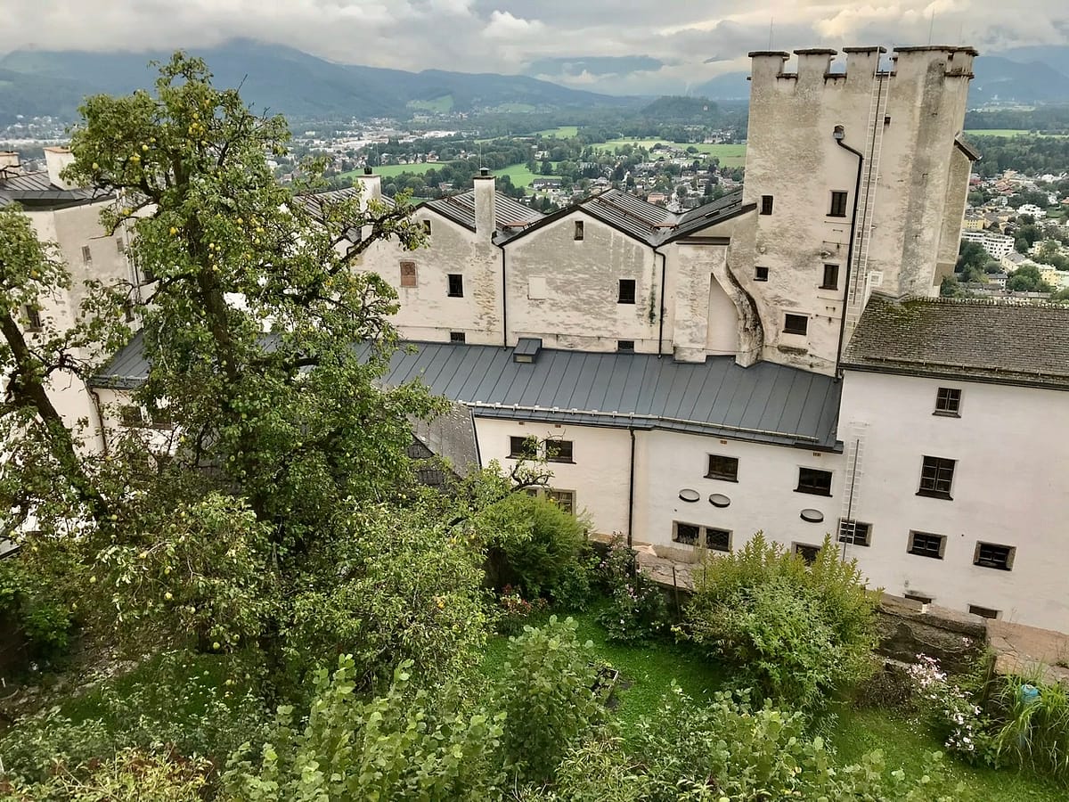 Building within the Hohensalzburg Fortress in Salzburg Austria