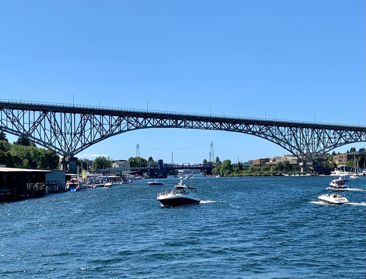The Aurora Bridge in Seattle
