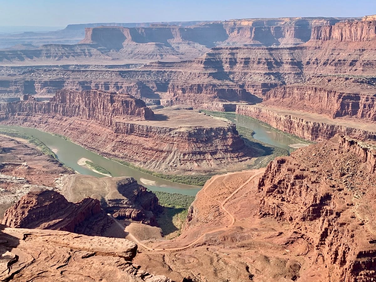 The Colorado River at Dead Horse Point Overlook