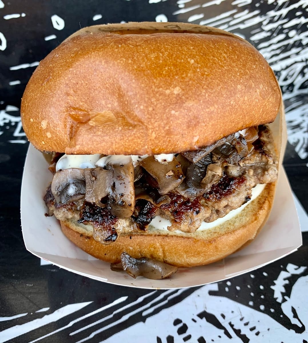 The mushroom burger from Capitol Burger.  My favorite travel food of 2020