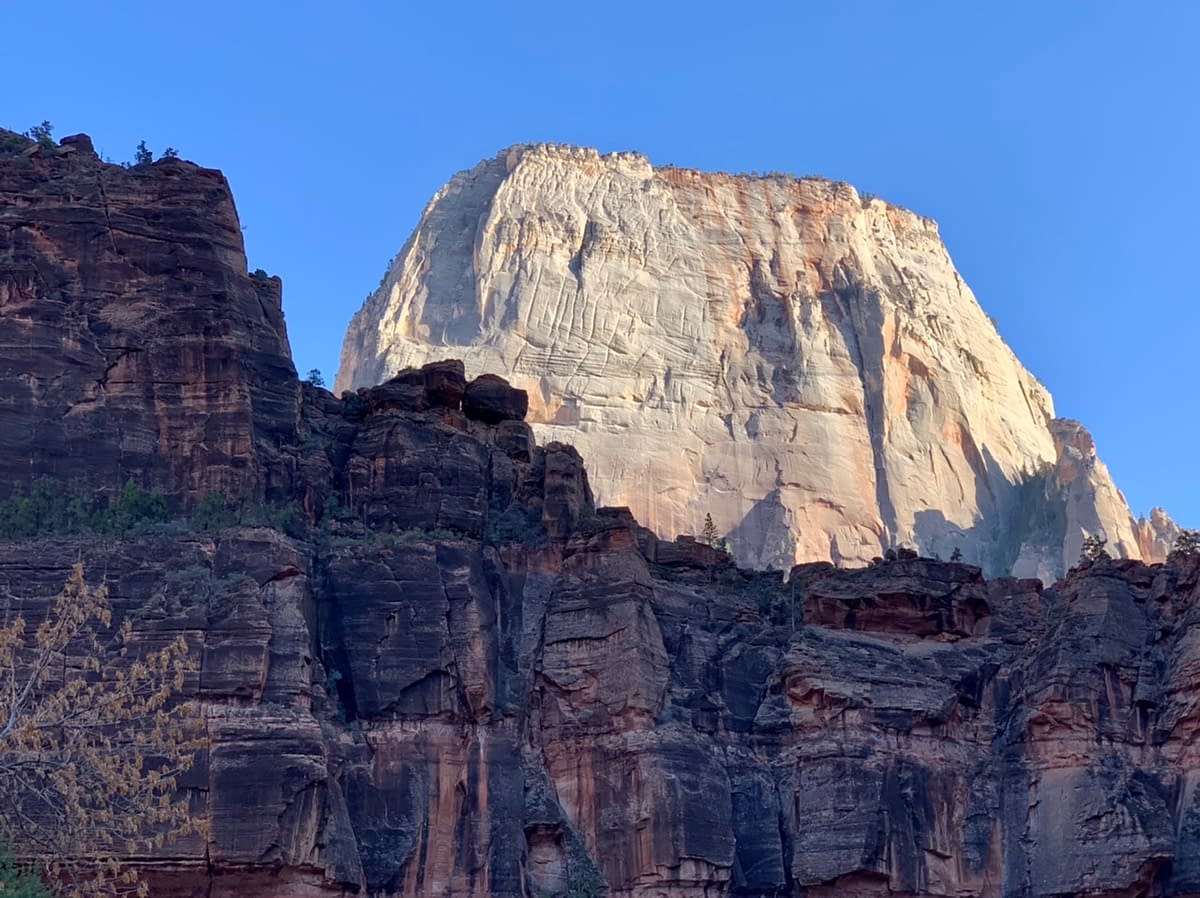 The Great White Throne in Zion National Park