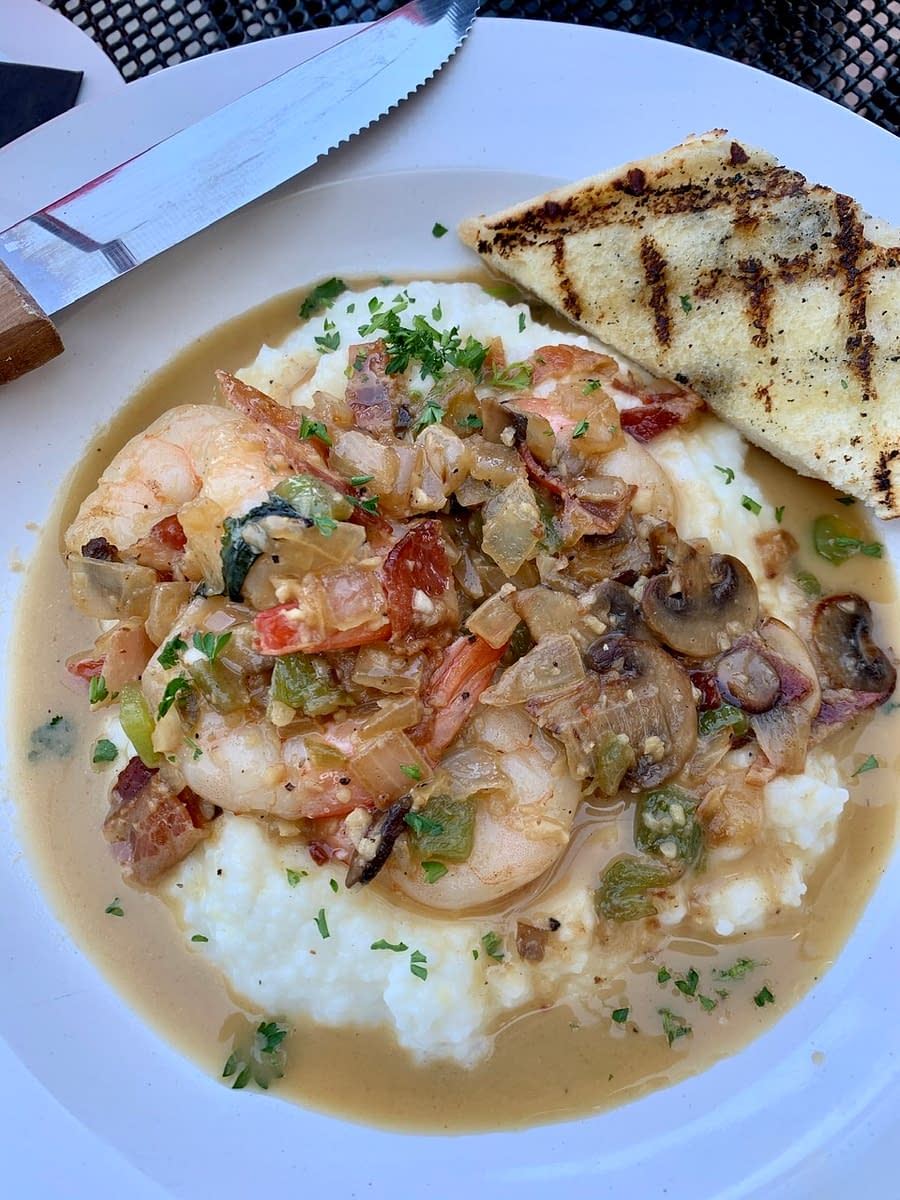 Low Country Shrimp and Grits from Localz Bistro in Sandy Utah.  This is one of my favorite food dishes of 2020