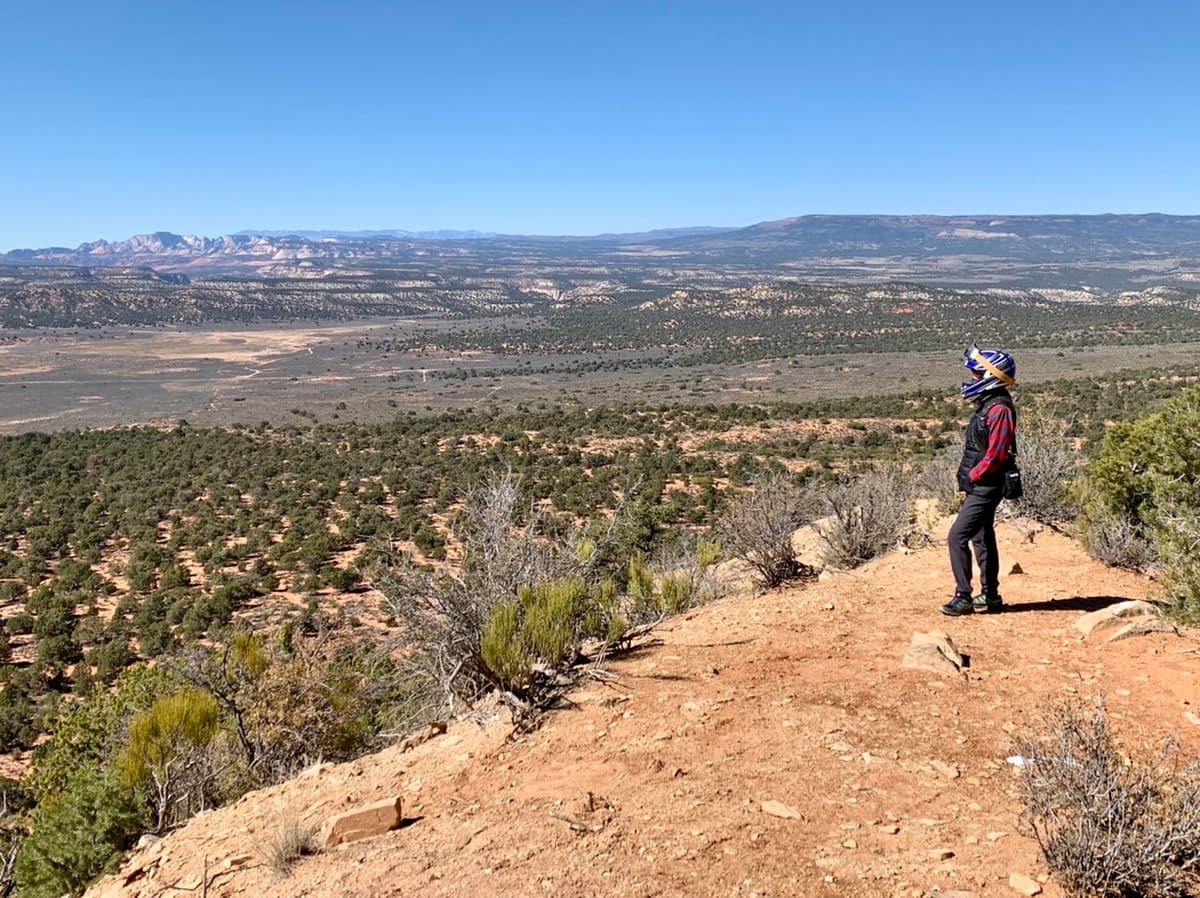 The view from Red Knoll near Kanab Utah