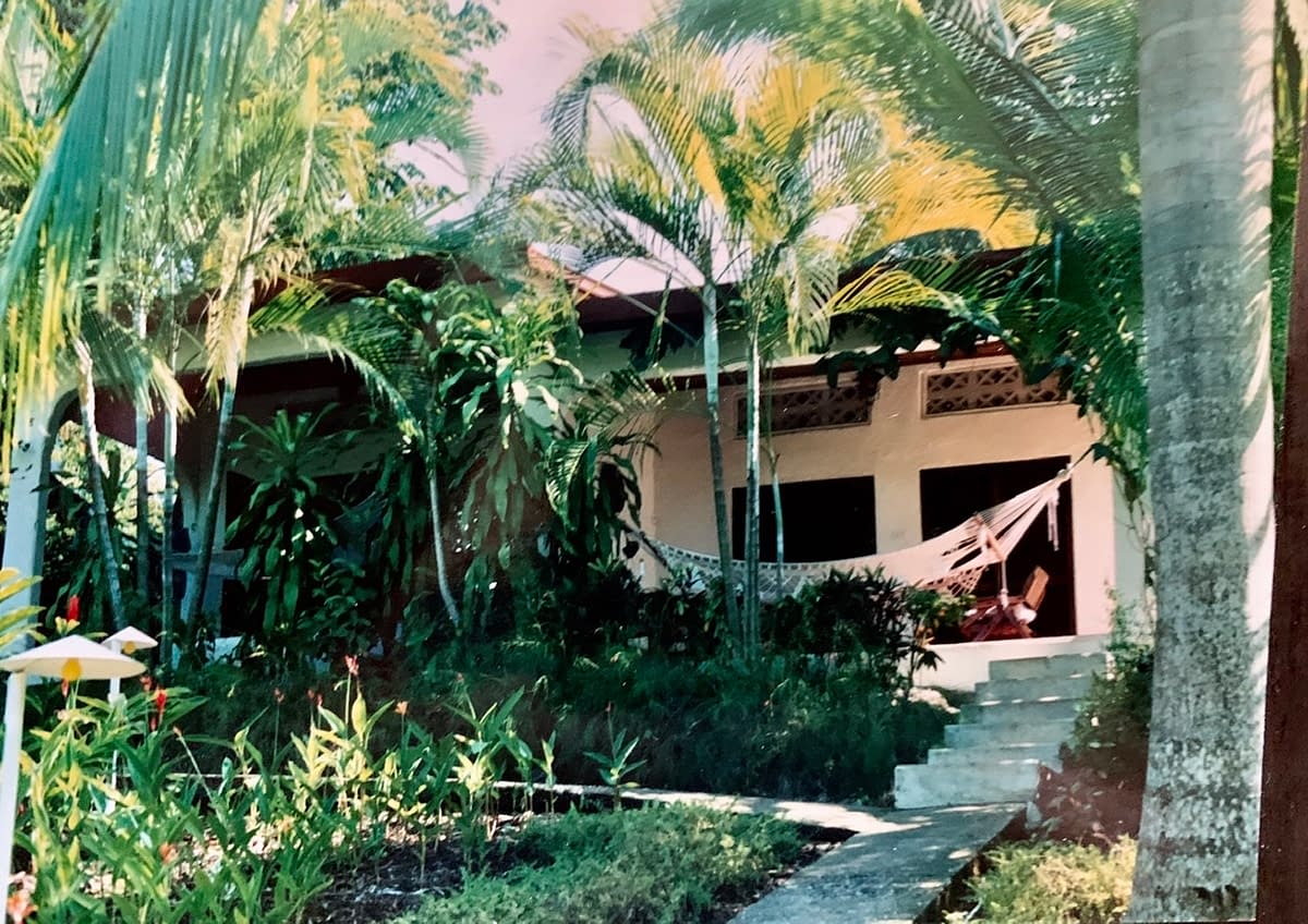 A cabana near Manuel Antonio Costa Rica where I stayed during my travels back then