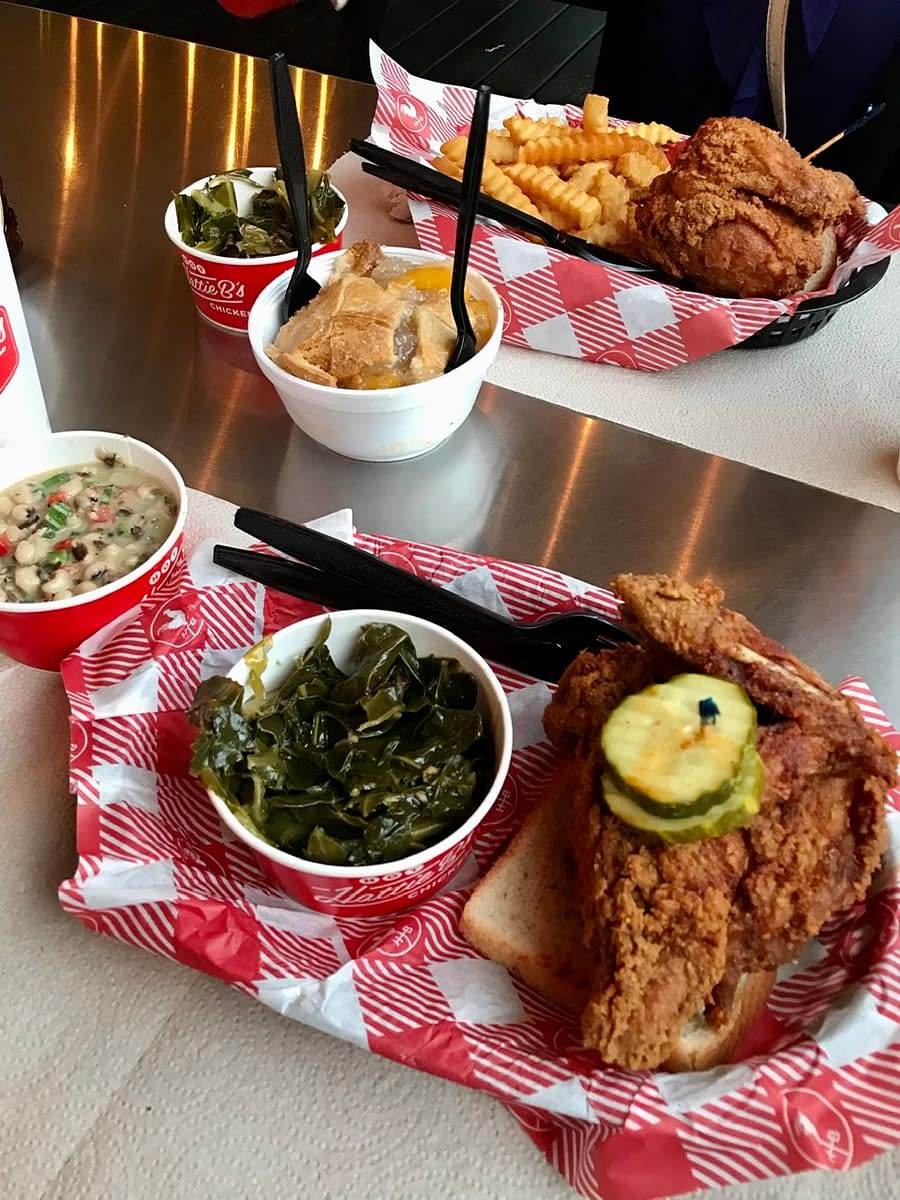 Nashville Hot Chicken at Hattie B's - the travel meal I stood in line for