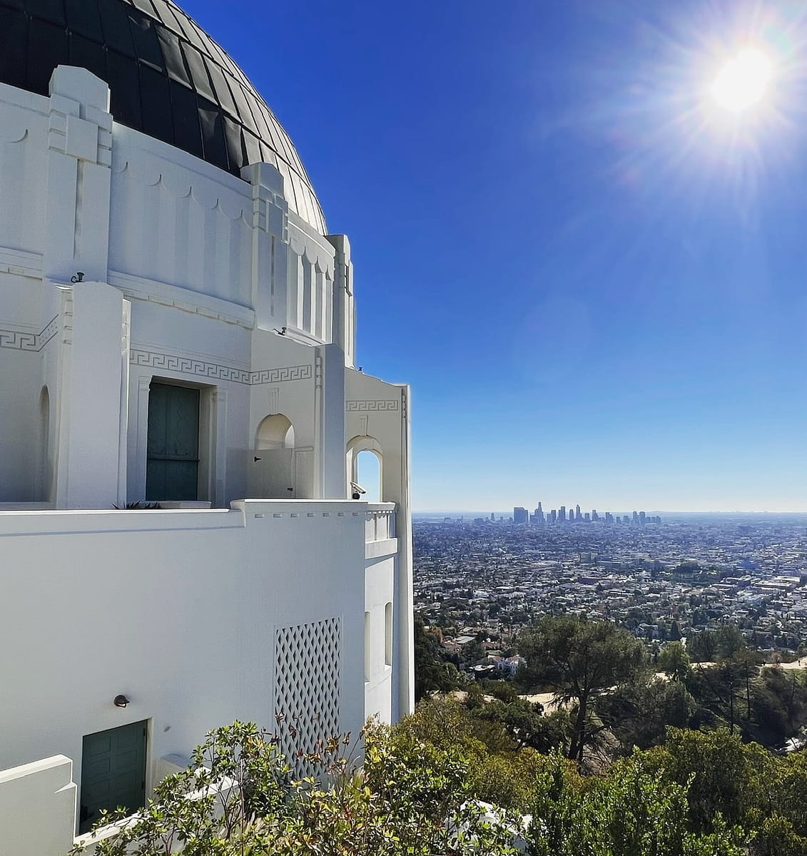 View of downtown LA from the Griffith Observatory