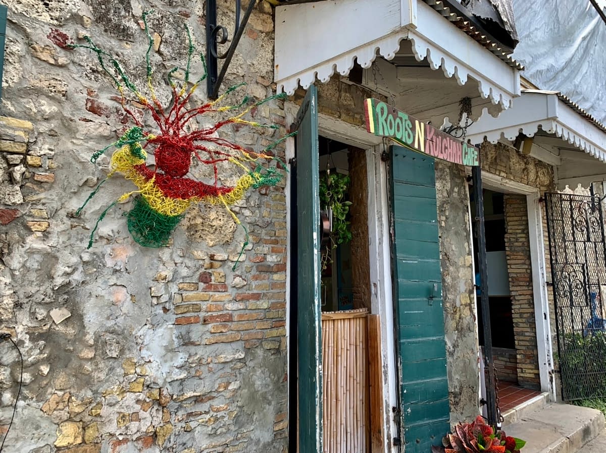 Cafe Roots-N-Kulchah serving delicious vegan food in Frederiksted
