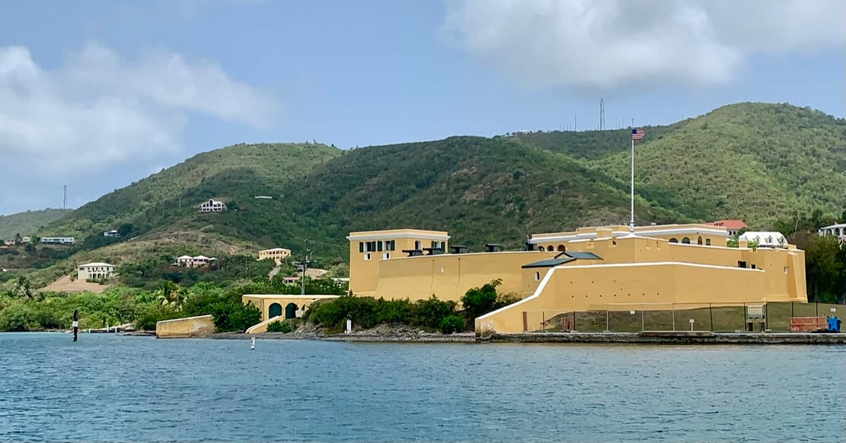 Fort Christiansvaern in Chistiansted St Croix USVI