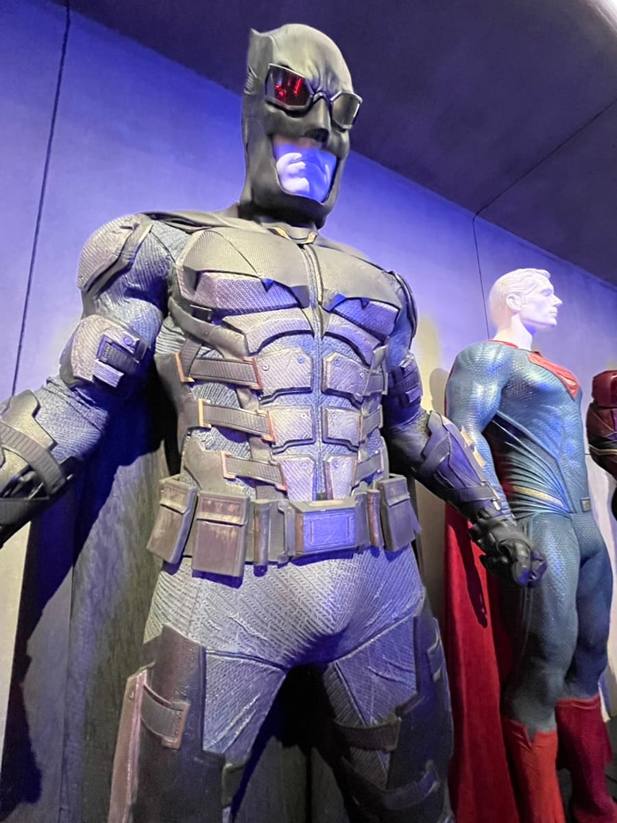 More Batman and Superman costumes on display at Warner Bros Studio