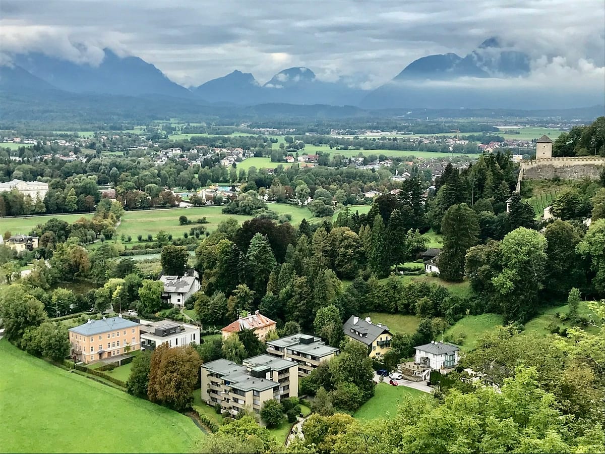 View from the south side of the Hohensalzburg Fortress