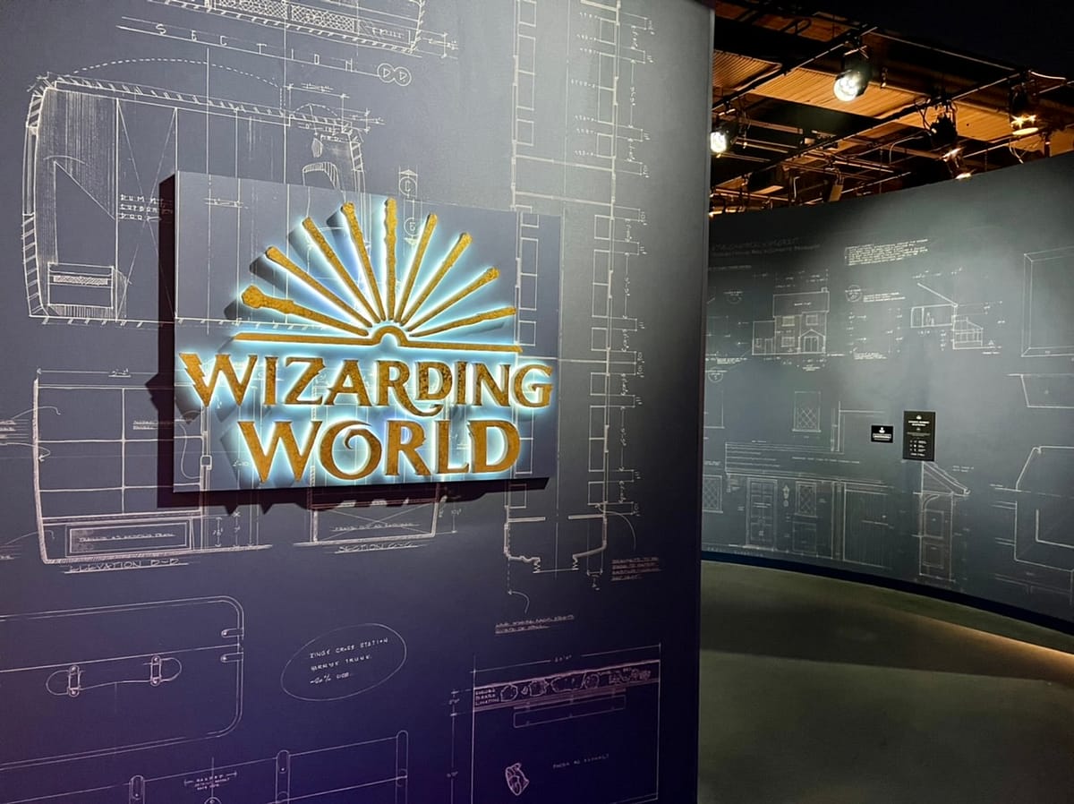 Entrance to Wizarding World - part of the Warner Bros Studio Tour
