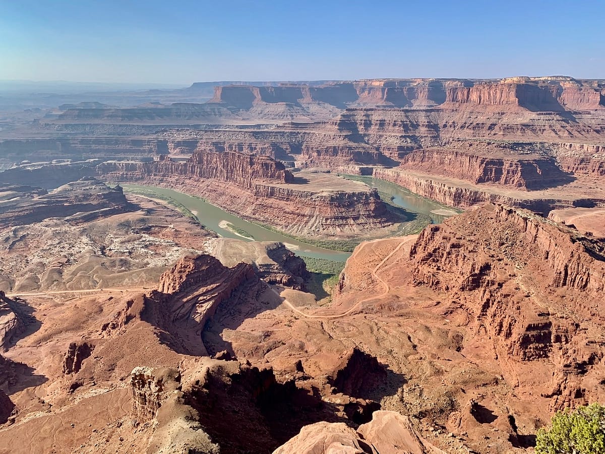 The view from Dead Horse Point Overlook in Utah