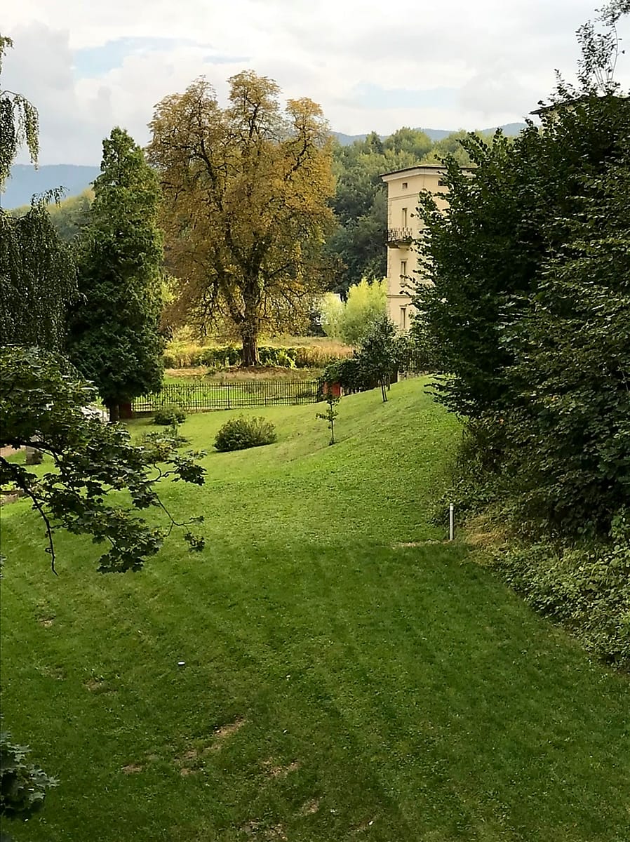 View of Podvin Castle from Vila Podvin 